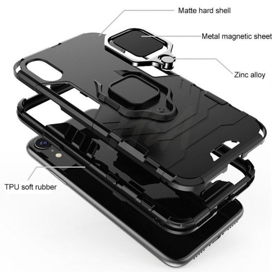 Phone Case - Luxury Heavy Duty Armor Full Protective Phone Case For iPhone XS/XR/XS Max 8/7 Plus