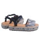 Women 2021 ng Summer Peep Toe Snake Leopard Platform Sandals