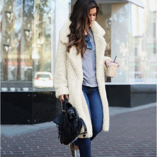 Women's Clothing - Women's Warm Winter Faux Fur Coat