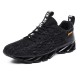 Men's Blade Running Red Black Grey White Sneakers