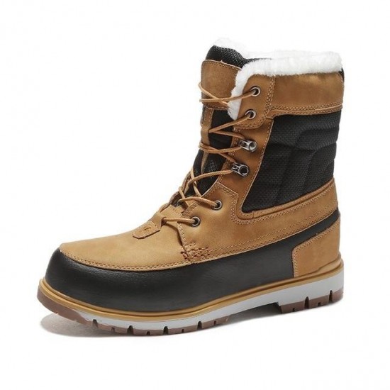 Men Warm Plush Comfortable Casual Snow Boots