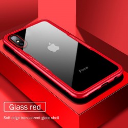 Phone Case - Luxury Ultra Thin Protective Tempered Glass Phone Case For iPhone X XS(Max) XR 8 7 6S 6/Plus