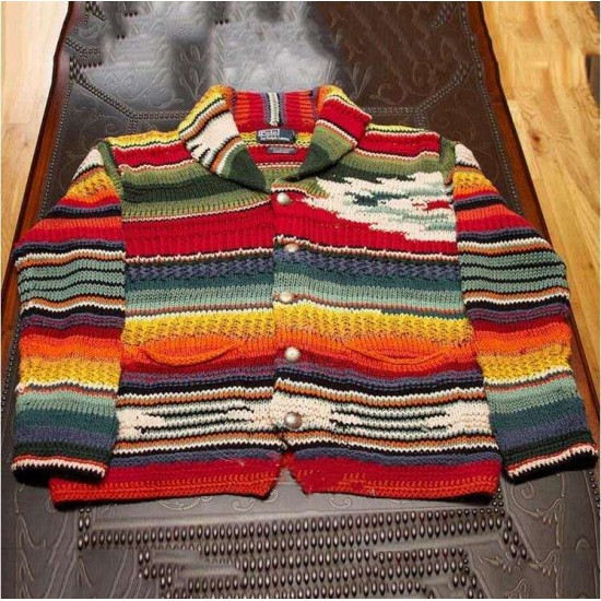 Mens Autumn Cardigan Printed Warm Christmas Sweater
