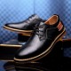 Men's Genuine Leather Oxford Dress Shoes
