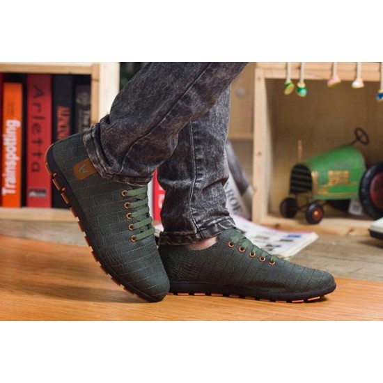 Men's Shoes - Men Genuine Leather Flats Comfortable Autumn Soft Shoes