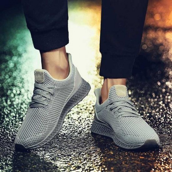Fly Weave Casual Outdoor Walking Tennis Sneakers