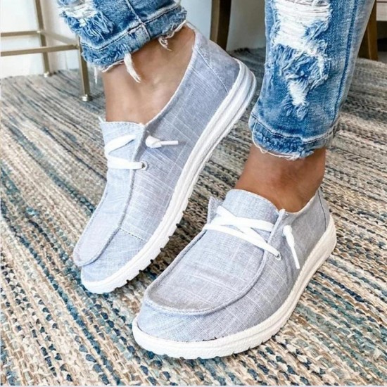 Woman Leopard Flat Casual Loafers