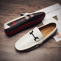 Men's Genuine Leather Soft Moccasins Loafers