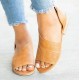 Summer Casual Rome Peep Toe Ladies PU Leather Sandals
