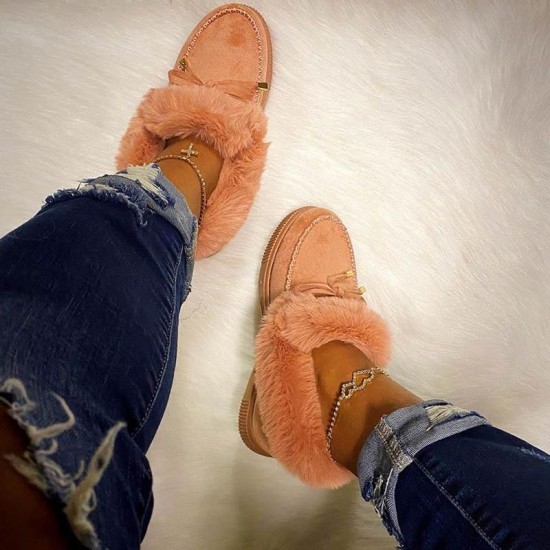 Women faux fur warm Winter Shoes