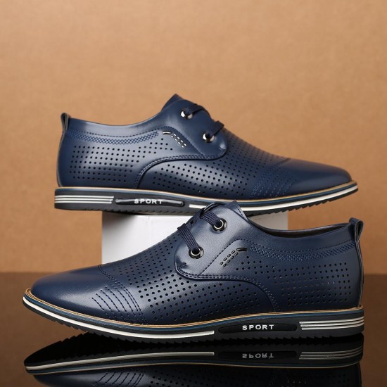 2021 New Britsh Style Genuine Leather Casual Shoes
