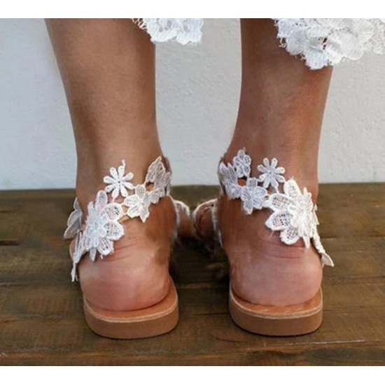 Women‘s Bohemia Flowers Sweet Sandals