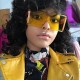 Oversized Rimless Sunglasses