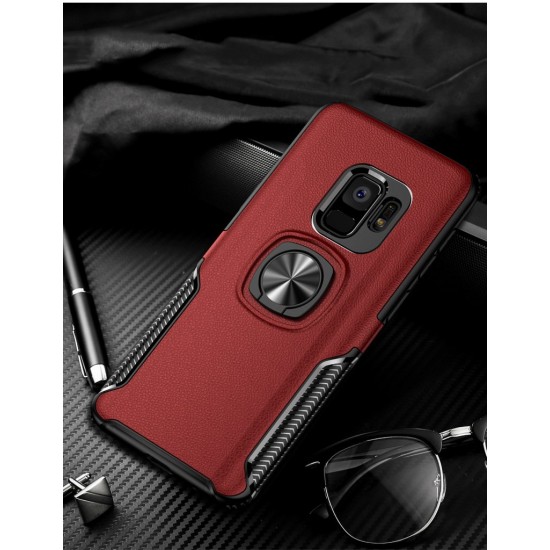 Phone Case - Luxury Fashion Creative Hidden Magnetic Ring Holder Case For Samsung