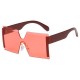 Oversized Rimless Sunglasses