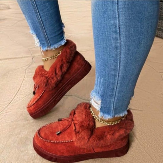 Women faux fur warm Winter Shoes