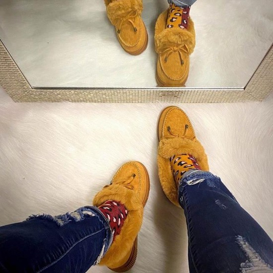 Women faux fur warm Winter Shoes