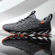 Men's Blade Running Red Black Grey White Sneakers